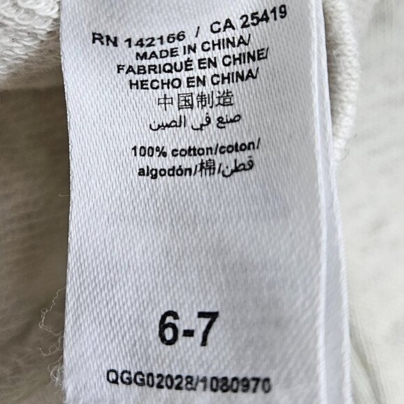 Peek Oatmeal Floral Embroidered Zip Front Hoodie 6/7 - Picture 5 of 8